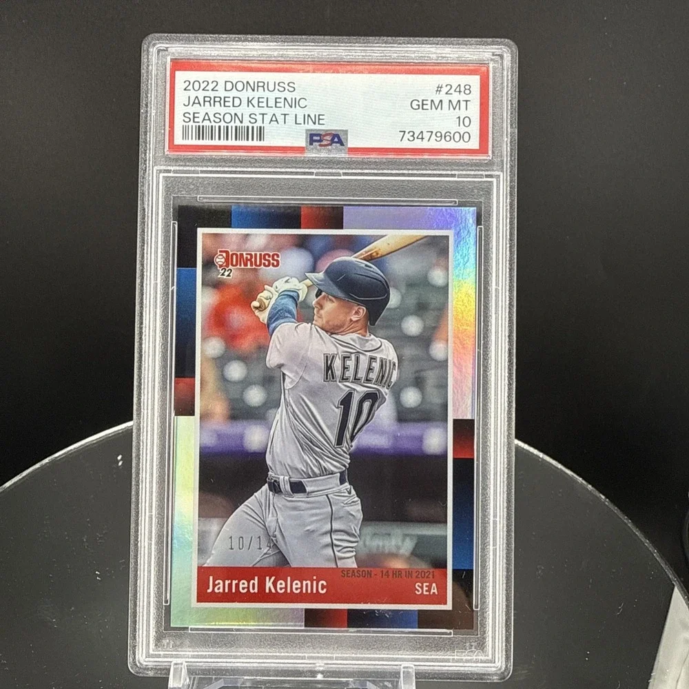 2022 Panini Donruss Season Stat Line  #248 Jarred Kelenic PAS 10 -/14